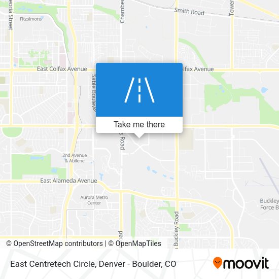 East Centretech Circle map