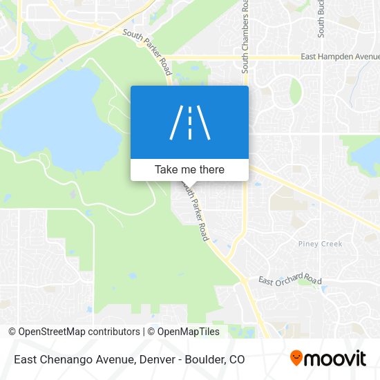 East Chenango Avenue map