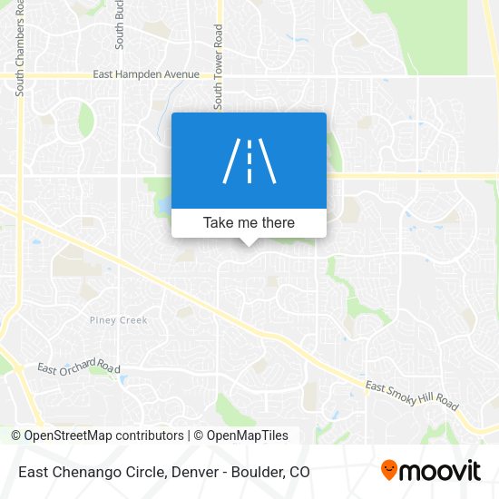 East Chenango Circle map