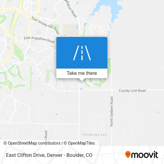 East Clifton Drive map