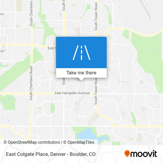 East Colgate Place map