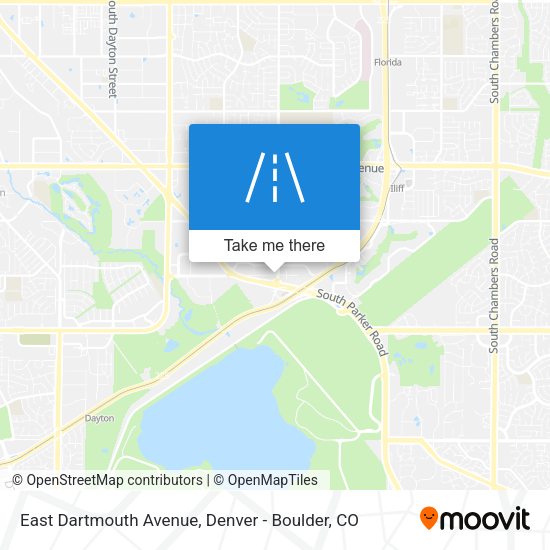 East Dartmouth Avenue map