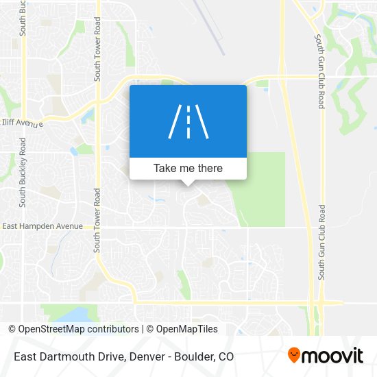 East Dartmouth Drive map