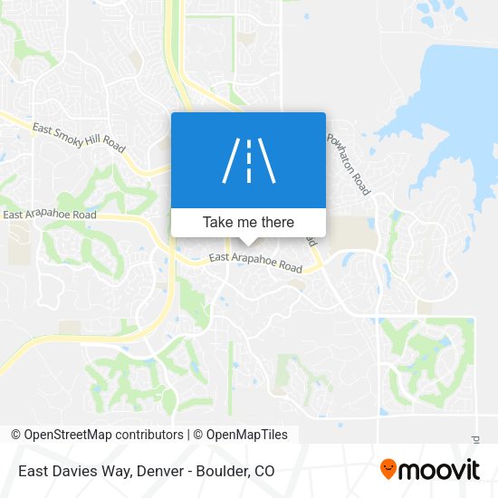 Mapa de East Davies Way