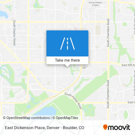 East Dickenson Place map