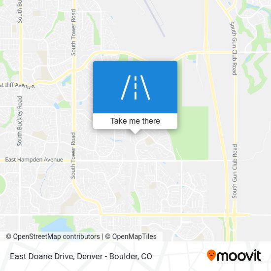 Mapa de East Doane Drive