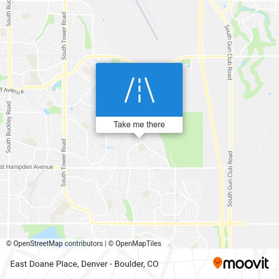 Mapa de East Doane Place