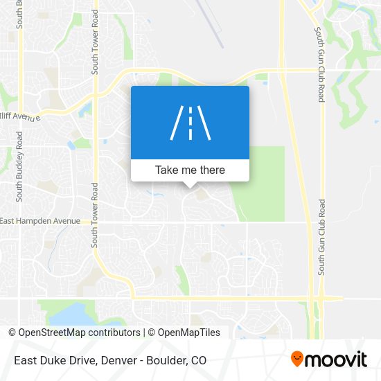 Mapa de East Duke Drive