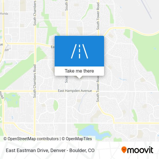 East Eastman Drive map