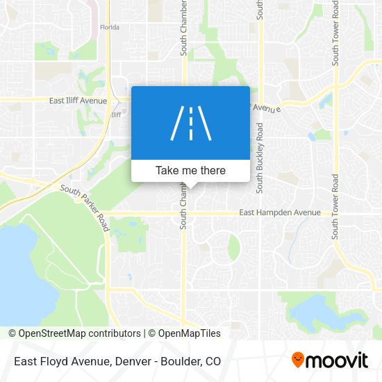 East Floyd Avenue map