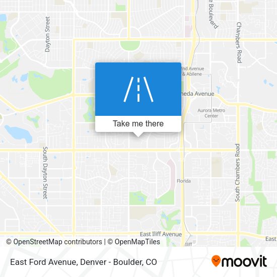 East Ford Avenue map