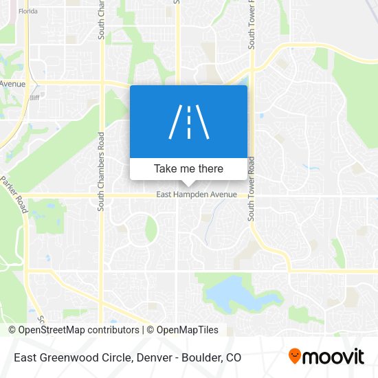 East Greenwood Circle map