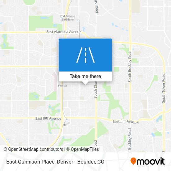 East Gunnison Place map