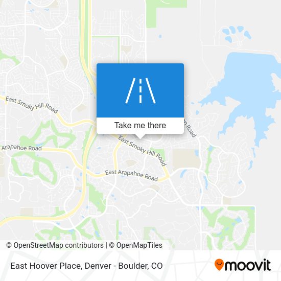 East Hoover Place map