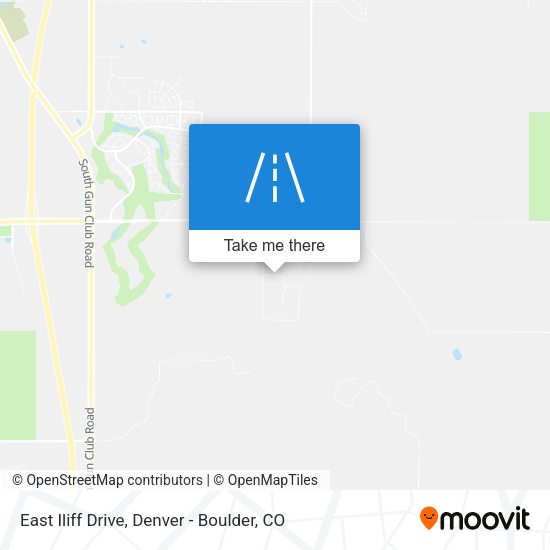 East Iliff Drive map
