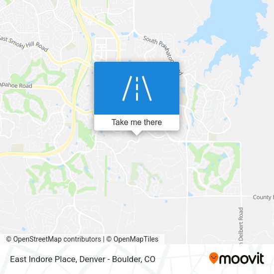 East Indore Place map