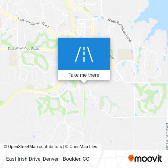 East Irish Drive map