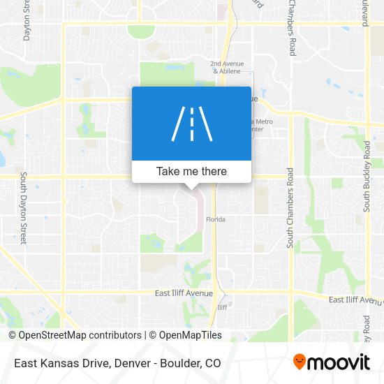 East Kansas Drive map