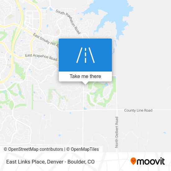 East Links Place map