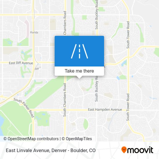 East Linvale Avenue map