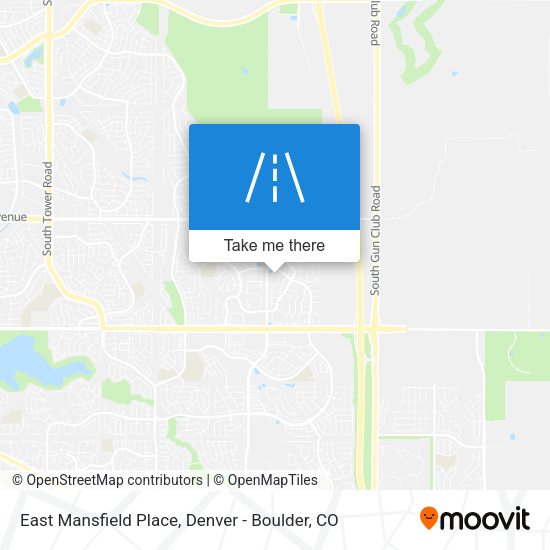 Mapa de East Mansfield Place