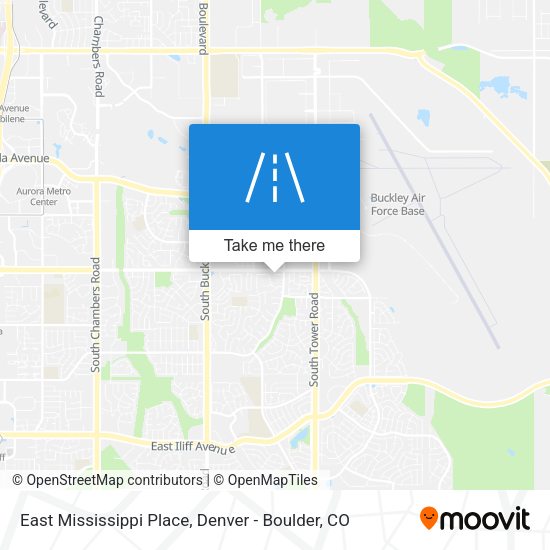 Mapa de East Mississippi Place