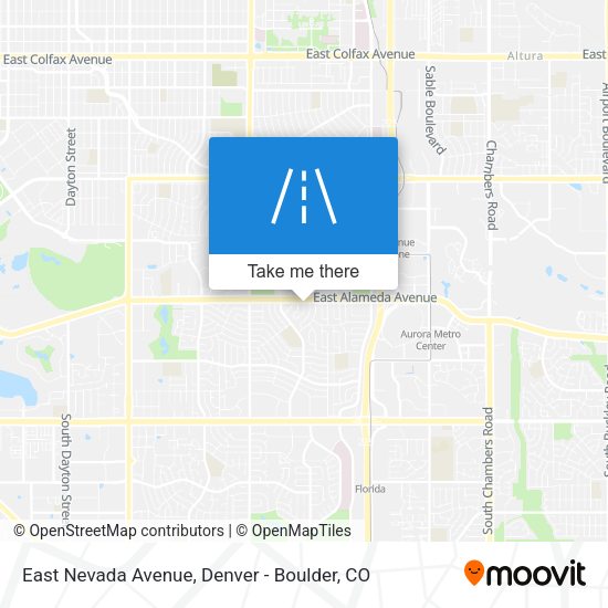 Mapa de East Nevada Avenue