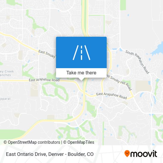 East Ontario Drive map