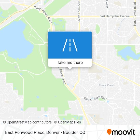 East Penwood Place map