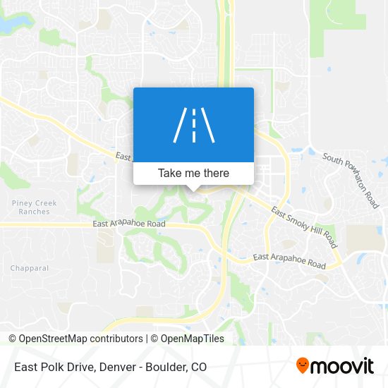 East Polk Drive map