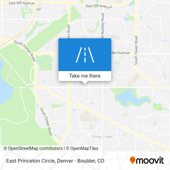East Princeton Circle map