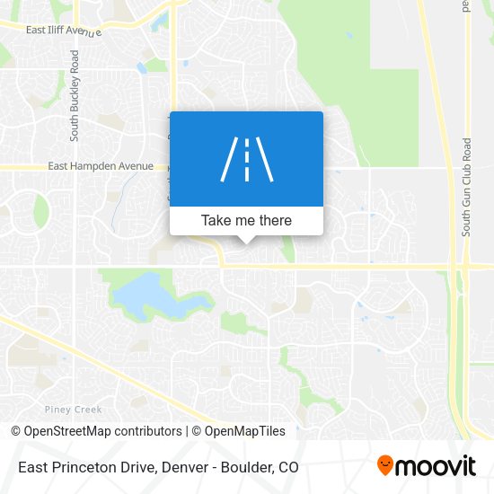 East Princeton Drive map
