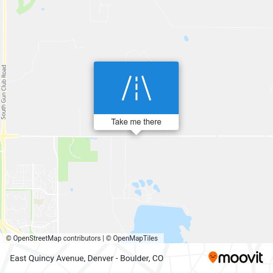 East Quincy Avenue map