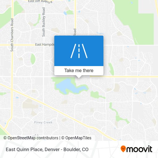 East Quinn Place map