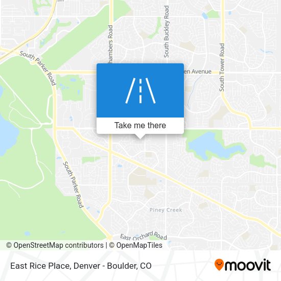 East Rice Place map