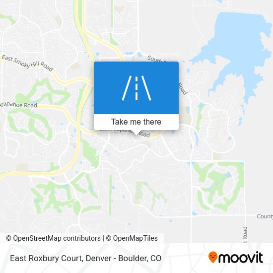 Mapa de East Roxbury Court