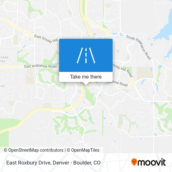 East Roxbury Drive map