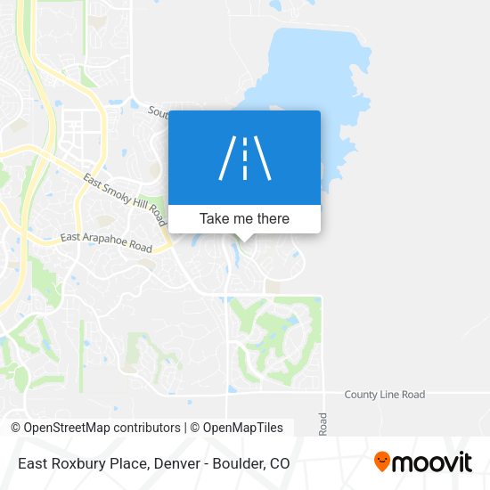 East Roxbury Place map