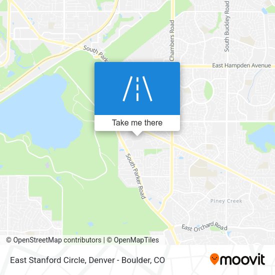 East Stanford Circle map