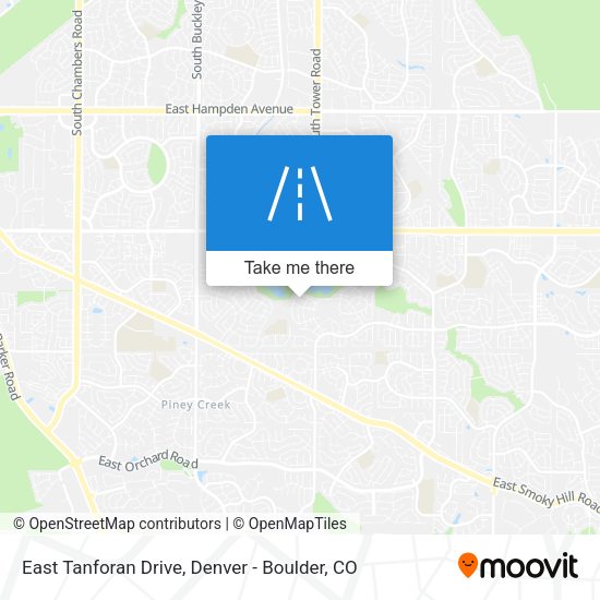 East Tanforan Drive map