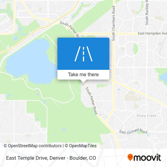 Mapa de East Temple Drive