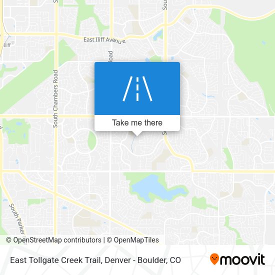 Mapa de East Tollgate Creek Trail