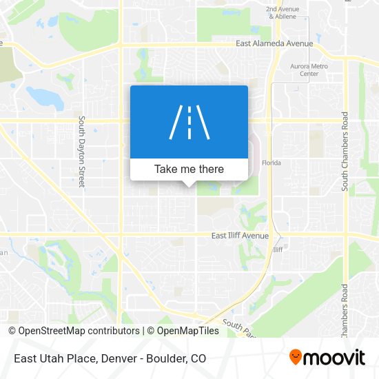 Mapa de East Utah Place