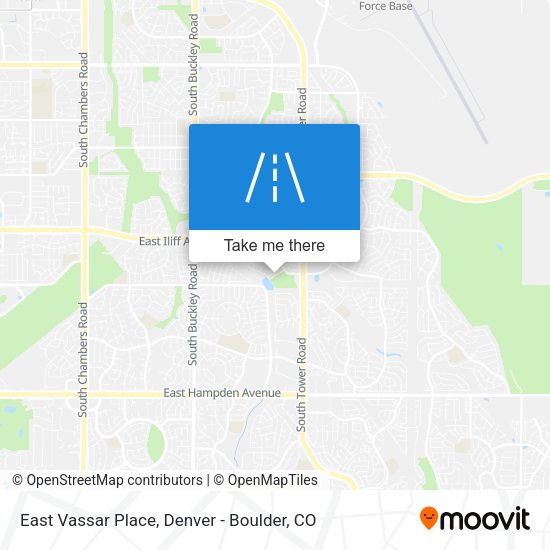 East Vassar Place map