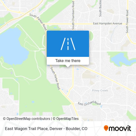 Mapa de East Wagon Trail Place