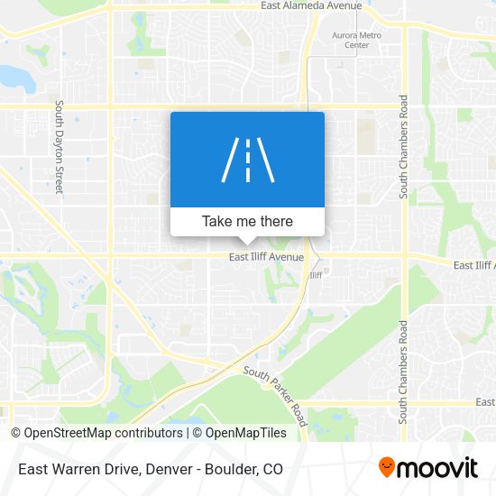 Mapa de East Warren Drive