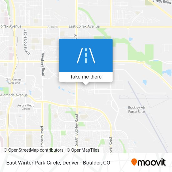 East Winter Park Circle map