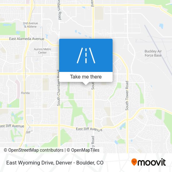 East Wyoming Drive map