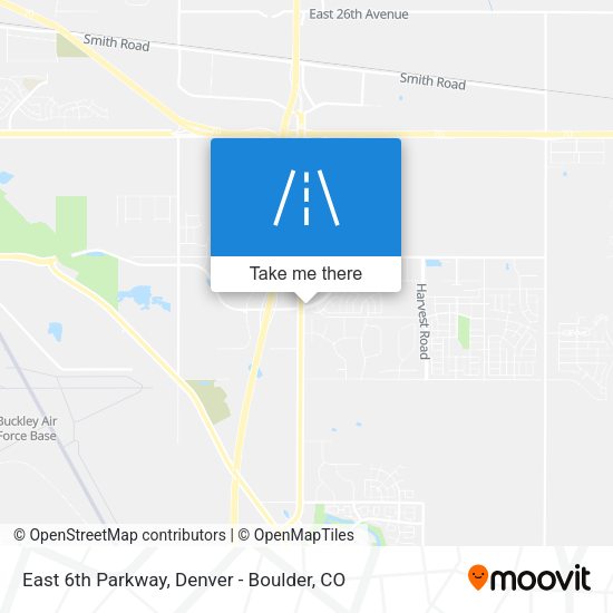 East 6th Parkway map