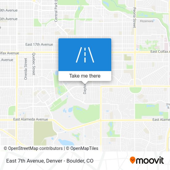 Mapa de East 7th Avenue